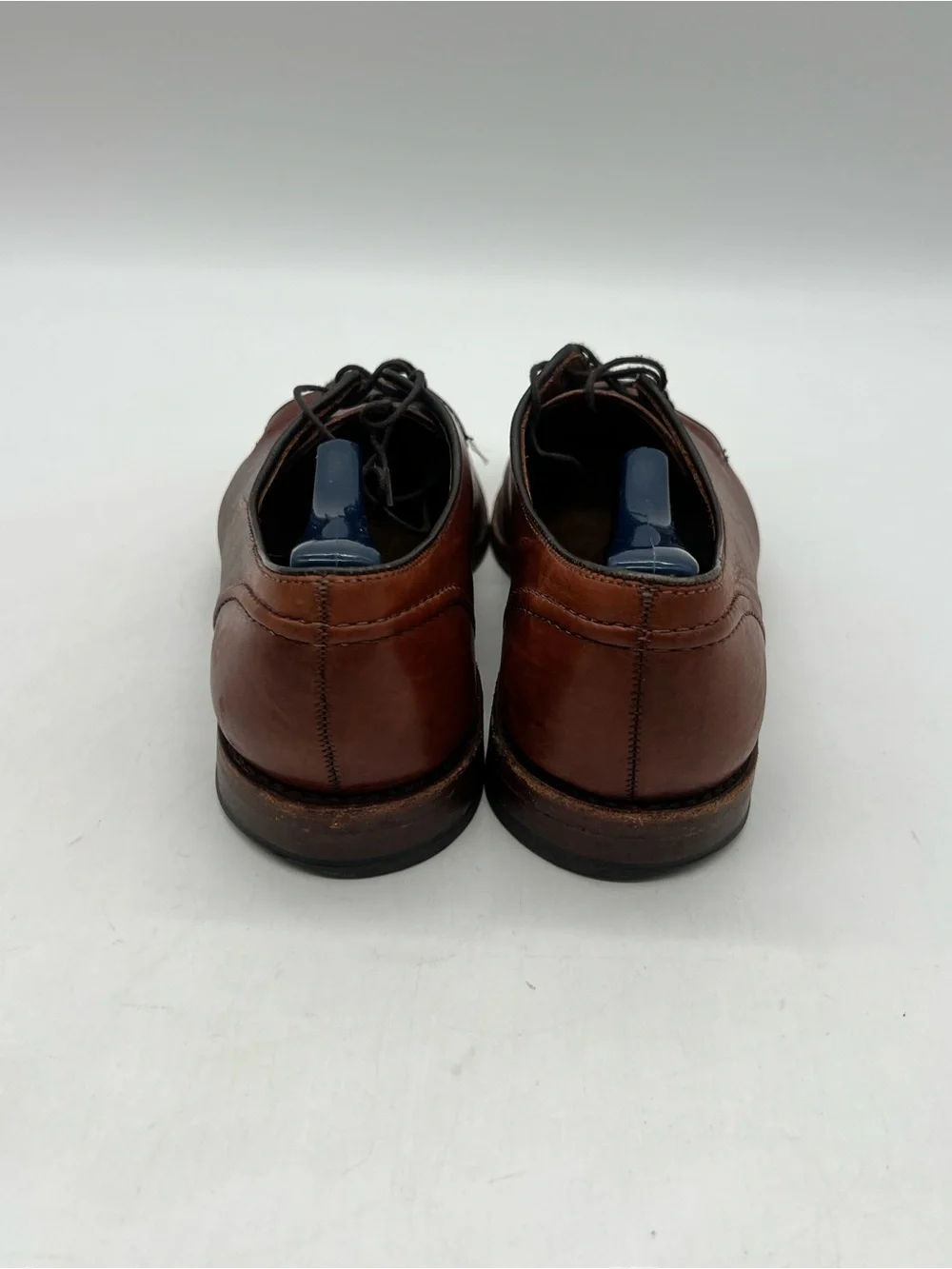 Allen Edmonds LaSalle Men’s Sz 8.5D Brown Leather Split Toe Derby Oxford Shoes.